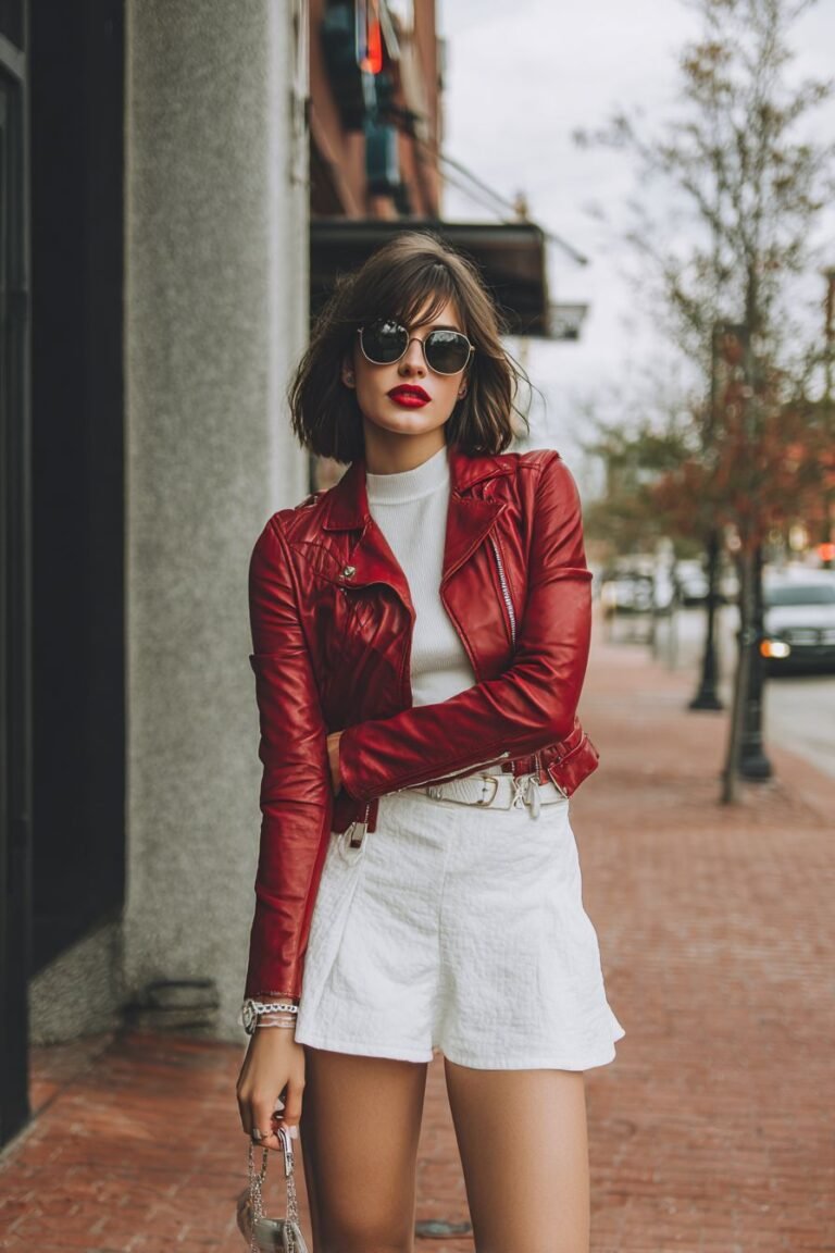 9 Stylish Leather Jacket Outfit Ideas For Women